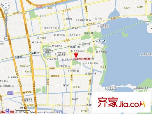 四季新家園別墅交通圖