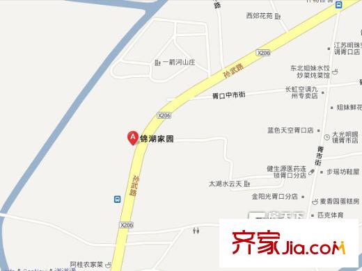 錦湖家園交通圖