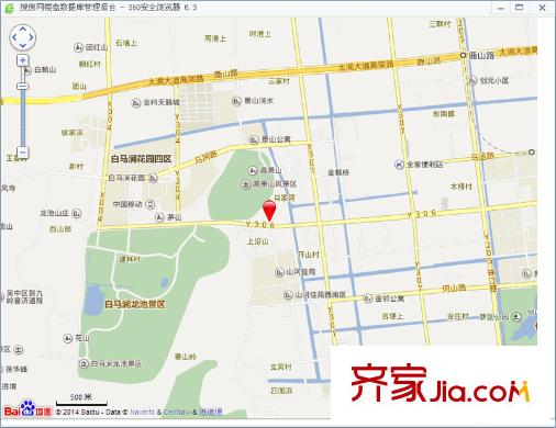 景山玫瑰園別墅交通圖
