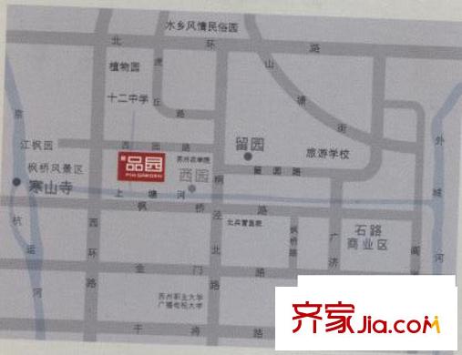 中天品園別墅交通圖