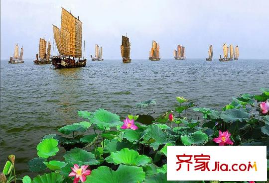 太湖純水岸別墅配套圖太湖帆船