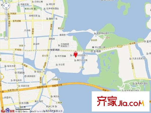 高爾夫花園別墅交通圖