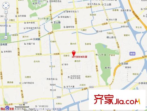 誠河新旅城別墅交通圖