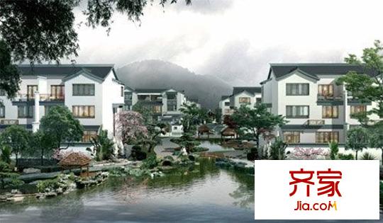 越溪庭院外景圖