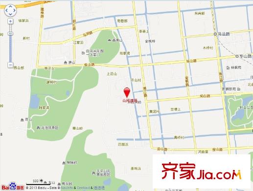 新創(chuàng)大河山二期交通圖