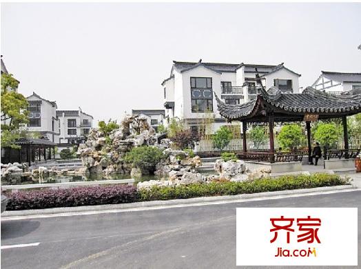 越溪庭院外景圖
