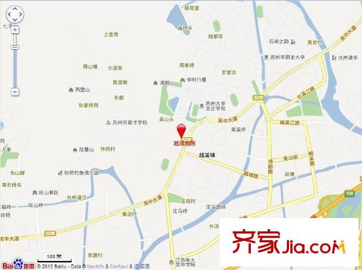 越溪庭院交通圖
