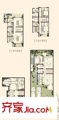 錦澤苑B1戶型 5室4廳3衛(wèi)1廚