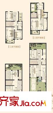 錦澤苑C戶型 5室4廳4衛(wèi)1廚