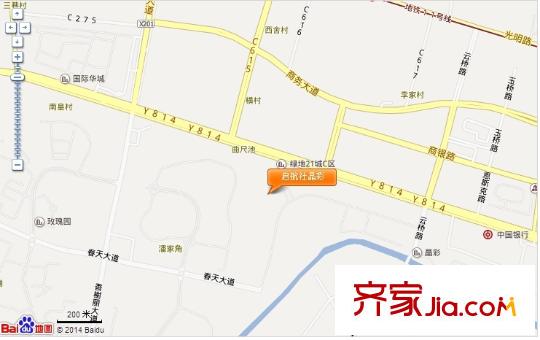 啟航社晶彩交通圖