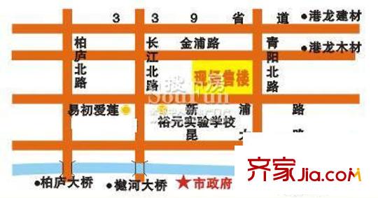 嘉禾花園交通圖 