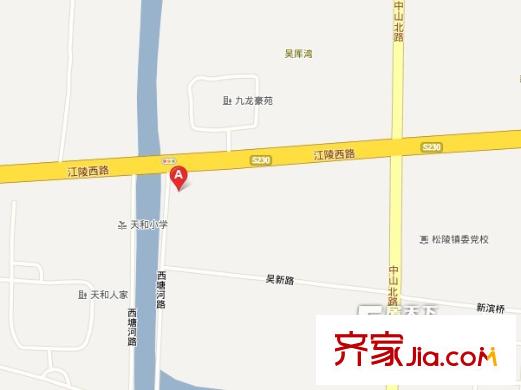 錦山花園交通圖