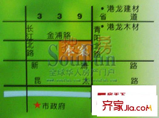 嘉禾花園交通圖