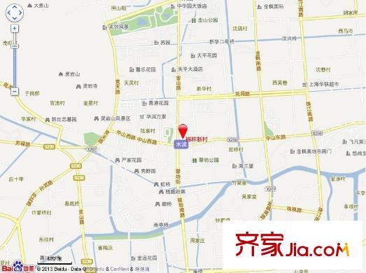 梅林新村交通圖