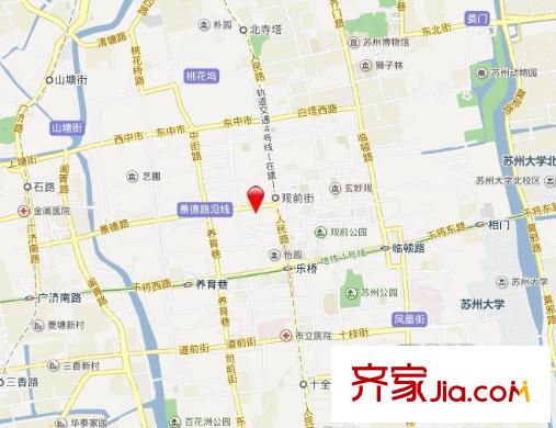 西沙河塘交通圖