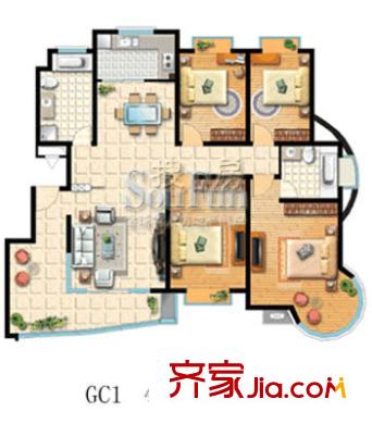常發(fā)香城名園  戶型圖