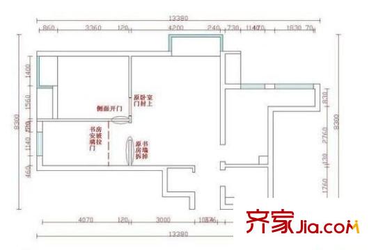 善景園  戶型圖 2室1廳1衛(wèi)