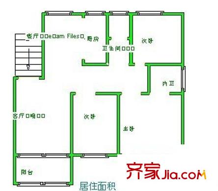 長橋新村 5室 戶型圖