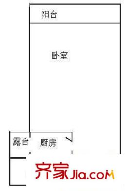 秦都大廈 2室 戶型圖
