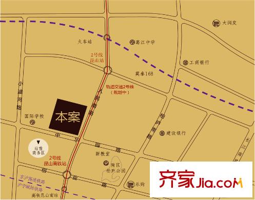巴比倫國(guó)際廣場(chǎng)區(qū)位圖