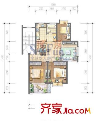 昆山 好美家花園 戶型圖