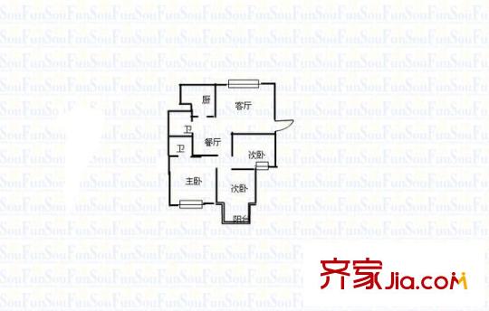 昆山 好美家花園 戶型圖