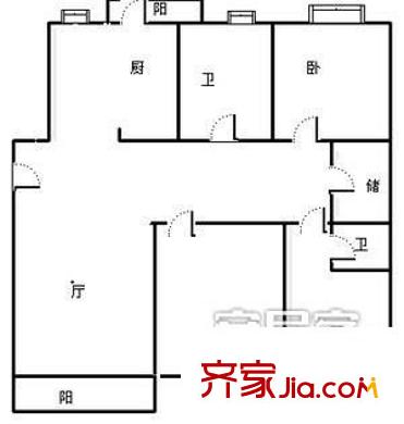 昆山 好美家花園 戶型圖