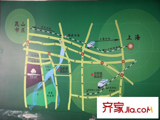博雅景園交通圖交通區(qū)位圖（2013.1.25）