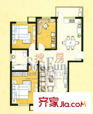 昆山 博雅景園 戶型圖