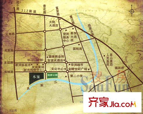 博雅景園交通圖