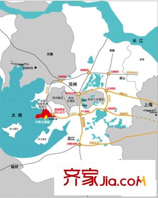 中信太湖城交通圖交通