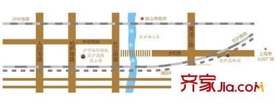 財(cái)富灣交通圖