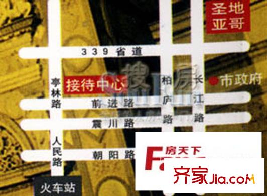 圣雅園交通圖