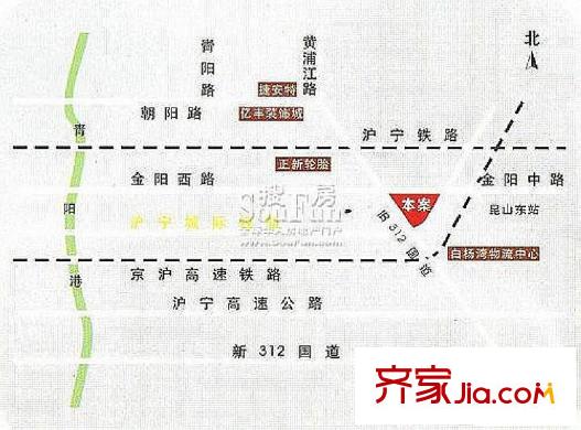 財(cái)富灣交通圖