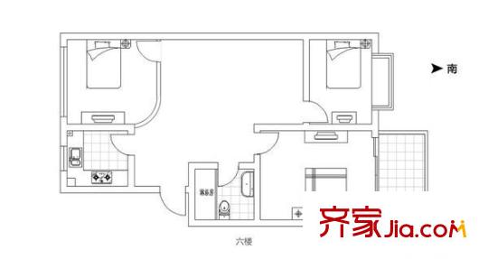 夏駕園 4室 戶型圖
