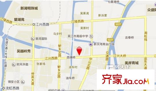 西塘小區(qū)交通圖