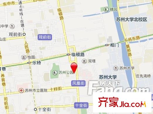 甫橋下塘交通圖