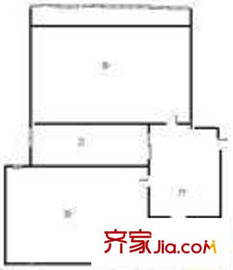 月浜東公寓 2室 戶型圖