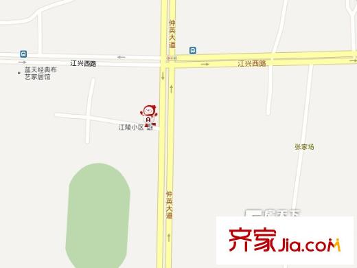 江陵小區(qū)交通圖