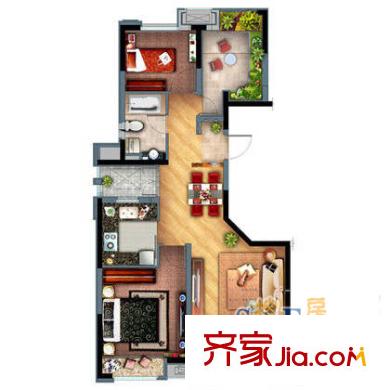  匯盛花苑 戶型圖