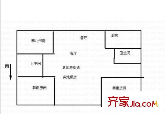 流虹新村 戶(hù)型圖