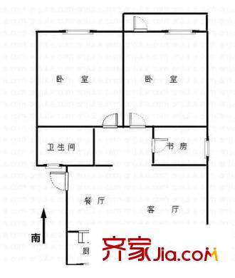 流虹新村 戶(hù)型圖