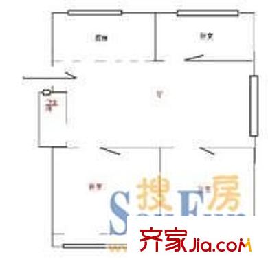 玉龍新村 3室 戶型圖