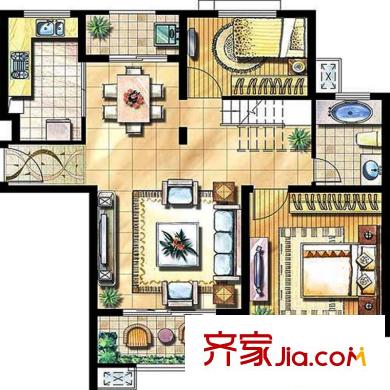 風(fēng)景英倫  戶型圖
