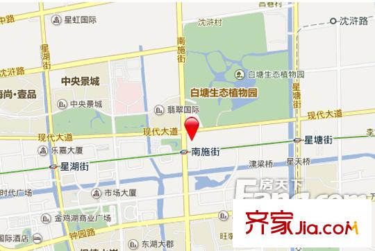 合景領(lǐng)匯廣場公寓交通圖
