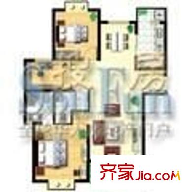 玉龍新村 3室 戶型圖