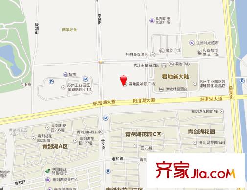 曼哈頓廣場(chǎng)公寓交通圖