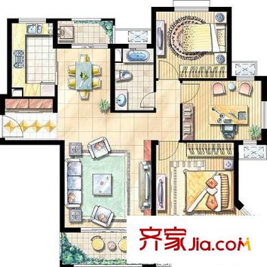 風(fēng)景英倫  戶型圖