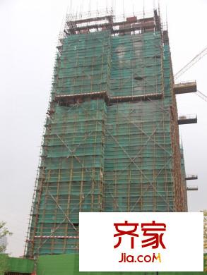 陽光水世界五期B組團工程進度圖（2012-10-27)