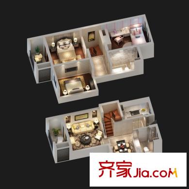 華潤(rùn)橡樹灣3期一期7號(hào)樓高層標(biāo)準(zhǔn)層A戶型 3室2廳2衛(wèi)1廚